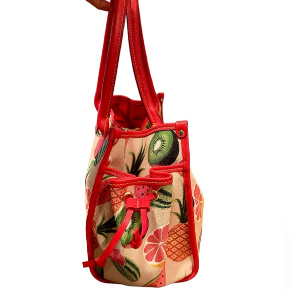 Dooney & Bourke 🍉 🥝 🍊Ambrosia Fruit Small Tote - Picture 5 of 13
